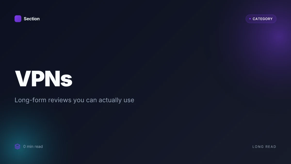 VPNs